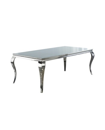 MESA COMEDOR ·BARROQUE· ACERO INOX.